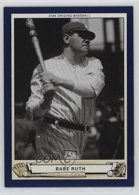 2005 Upper Deck Origins Blue 22/50 Babe Ruth #149 HOF 0l2