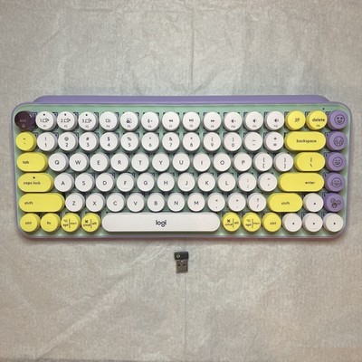 Logitech POP Keys Wireless Mechanical Emoji Keyboard Daydream 97855171962