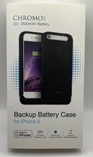 Chromo Rechargeable Battery Case for iPhone 6 6s 2500mAh Black