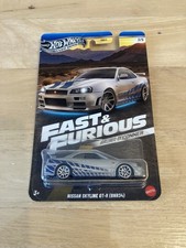 Hot Wheels Fast Furious Nissan Skyline GT-R R34 Brian O'Conner 1:64