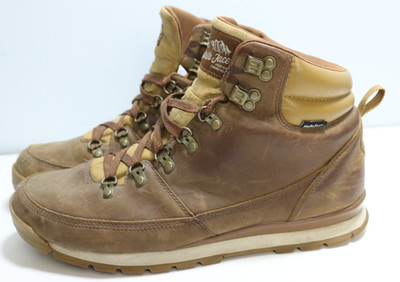 The North Face Back to Berkeley Redux Brown Leather Hydroseal Winter Men's 12