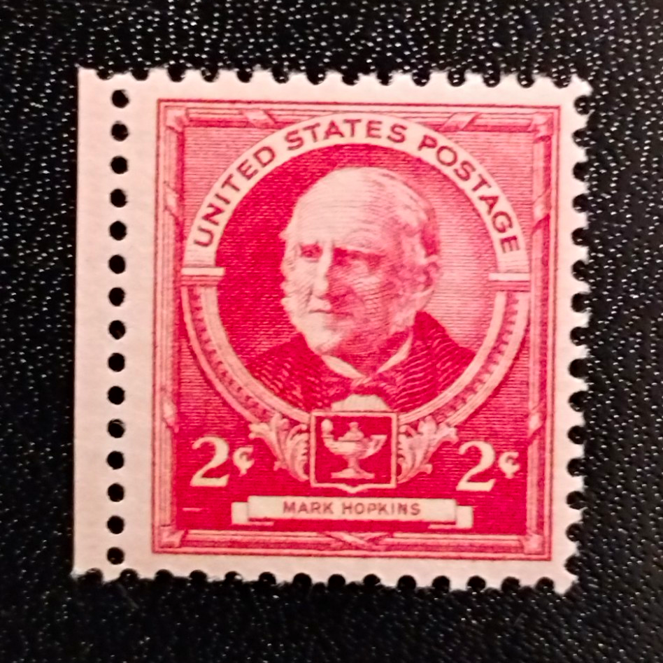 United States Mark Hopkins 2 Cent Red Postage Stamp (MNH) 1931-1940
