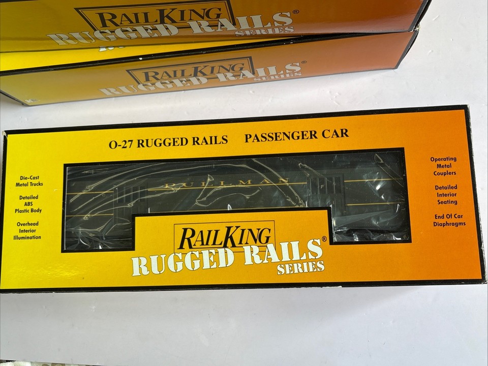 MTH Rail King 0-27 Rugged Rails Passenger Car ~ 33-6238C ~ NEW ~ READ ...