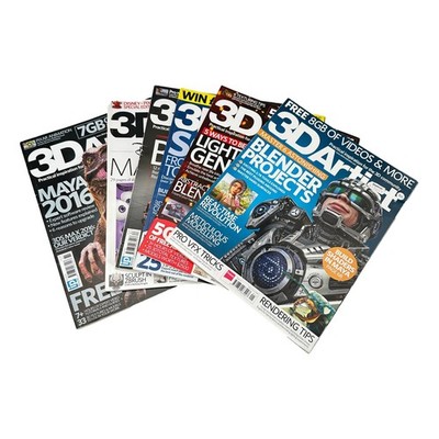 3D Artist Magazine UK Lot 6 Issues 81 82 83 85 86 101 c 2015
