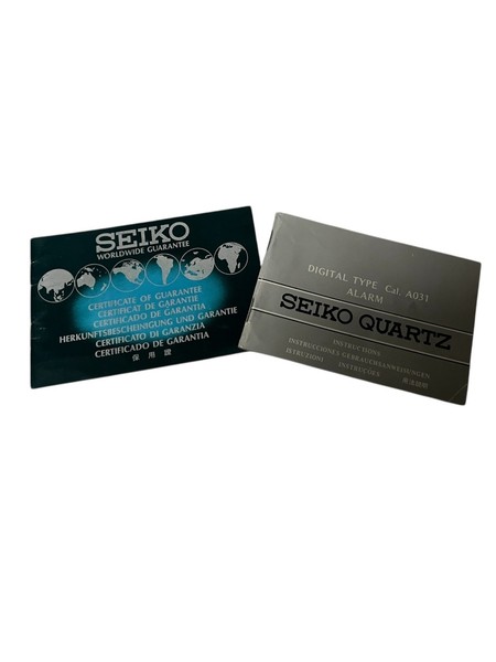 Seiko Uhr Garantie / Garantie / Garantie