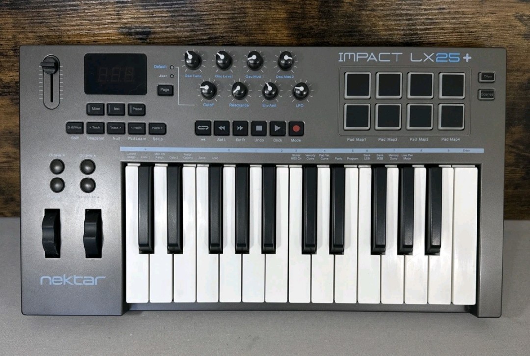 Nektar IMPACT LX25+ 25 Keys 8 Pads MIDI Controller for sale online