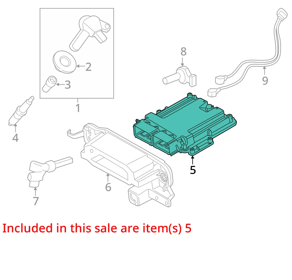 Engine ECM Electronic Control Module VIN G Turbo Fits 15-21 TRANSIT 150 6837691 - Image 3 of 4