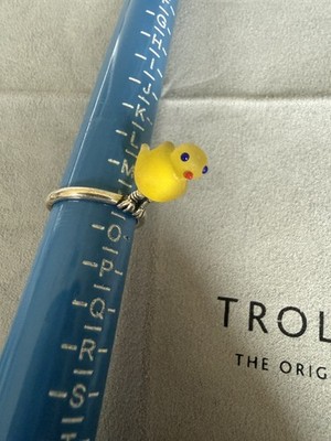 Original Trollbeads Osterküken Ring Gr. N 1/2