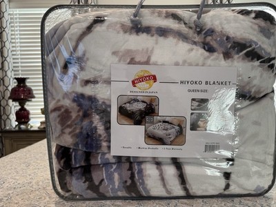 Hiyoko Queen Size Lion Mink Blanket Super Soft Cozy Warm Reversible Bed Blanket
