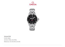 *Box/Papers* Omega Seamaster Ladies Quartz Watch Black 28mm 212.30.28.61.01.001 8