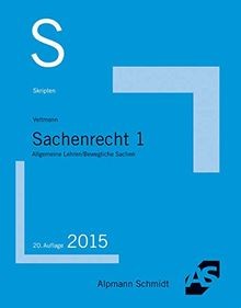 Skript Sachenrecht 1: Allgemeine Lehren, Bewegliche... | Buch | Zustand sehr gut