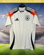 Germany Team Jersey Home Football Soccer Shirt 2024 Adidas White Men Size M