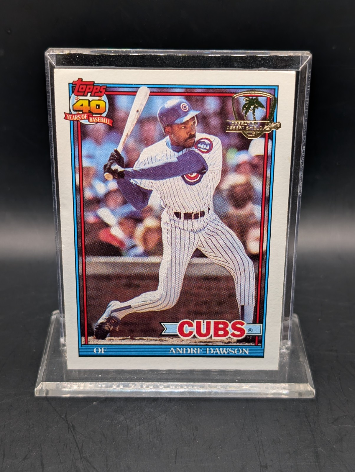 1991 Topps - Andre Dawson #640 Operation Desert Shield