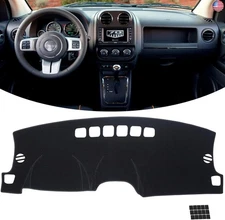 KEYOOG Dashboard Cover Dash Mat Fit for Je-ep 2016-2009 Compass,2017-2009