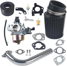 New Upgrade 420Cc Carburetor Exhaust Pipe Air Filter Kit Fit for Honda GX390 GX3