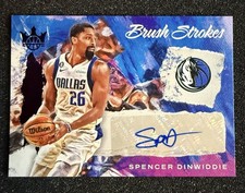 2022-23 Panini Court Kings Brush Strokes Spencer Dinwiddie BR-SDD Violet /35 AU