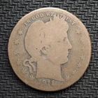 1911 *S*  BARBER SILVER QUARTER * NICE * - FREE SHIPPING! - C3413