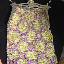 Beautiful antique witting and davis Coin purse and good condition for its age