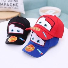 Lightning McQueen spring, autumn and summer children's hat cartoon Cars peaked