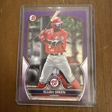 2023 Bowman - Prospects Purple #BP-23 Elijah Green /250 (RC)
