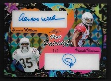 2025 Leaf Pure Green Pairings DUAL AUTO Aeneas Williams/Patrick Peterson #d 1/1