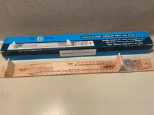 Vintage RITZ Stick Shoe Foot Size Wooden Measuring Tool Made in USA Adult Child