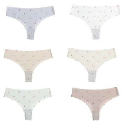 Atmungsaktiver Eisseiden-Tanga für Frauen niedrige Leibhöhe süßes und bequemes Design