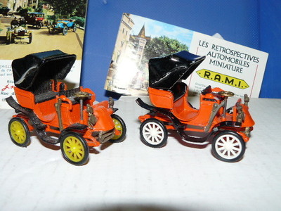 Rami JMK Gobron Brillée 1899 – 1/43 – Boîte Plexiglas – Métal