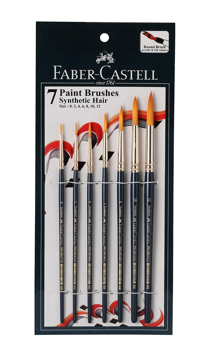 Brosse à Dessin Faber-Castell - Poils De Chèvre, Qualité Supérieure