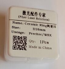 2 (Two)Fiber Laser Solutions Ceramic Ring Laser Nozzle Holder D28mm Precitec/WSX