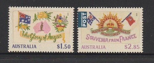 AUSTRALIA 2025 POSTCARDS from the FRONT design set MNH - ANZAC Day.