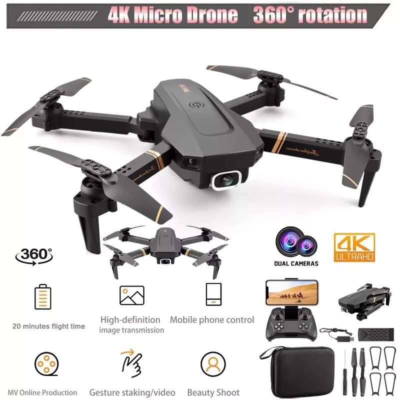 2022 NEW 4DRC V4 Foldable Drone HD 4K Camera WIFI FPV Drone