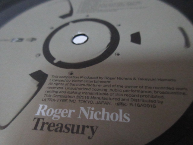 Roger Nichols Treasury Japan Limited Vinyl LP Paul Williams