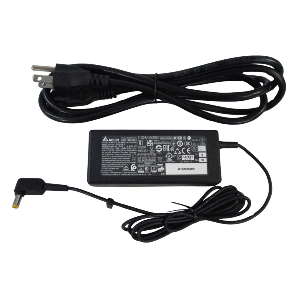 Acer 40W Notebook AC Adapter Charger with Power Cord KP.0400H.003 KP.04003.001-image