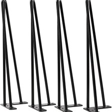 Hairpin Table Legs 880lbs Load Capacity Heavy Duty Metal Furniture Legs for Desk