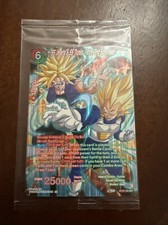 SS Vegeta SS Trunks, Father and Son Power SPR BT25-128 Dragon Ball Super Card