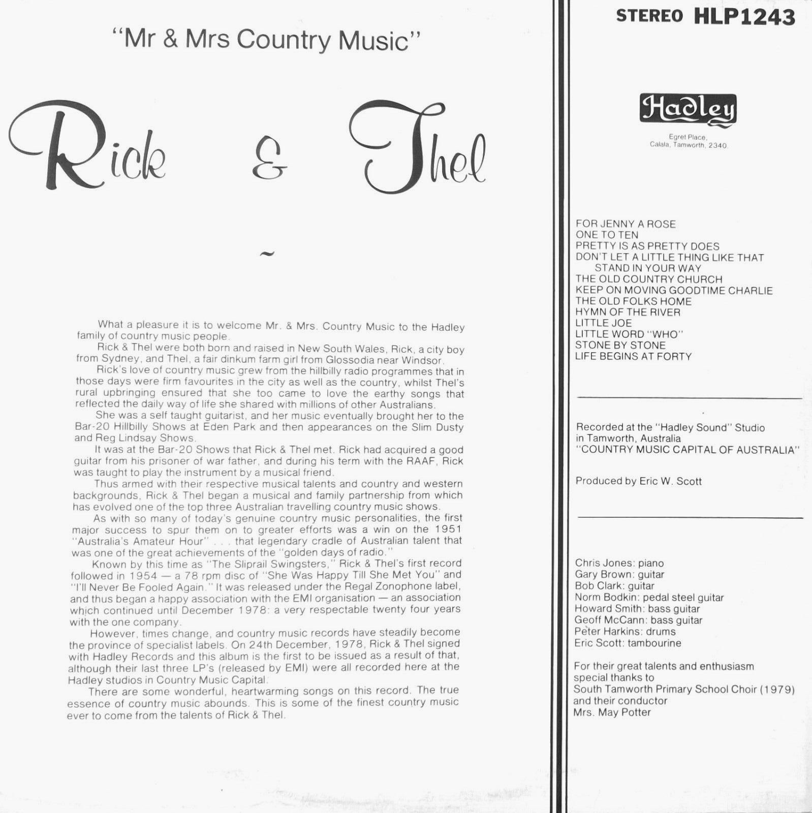 rick-thel-carey-mr-mrs-country-music-lp-1979-hadley-records-hlp