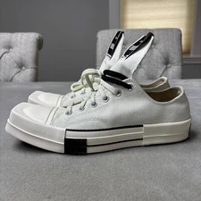Converse x Rick Owens TURBODRK Chuck 70 Low 'Lily White' Men's Size 10
