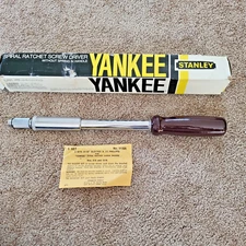 Vintage NOS STANLEY YANKEE No. 31A 68-031 Spiral Ratchet Screw Driver USA NEW