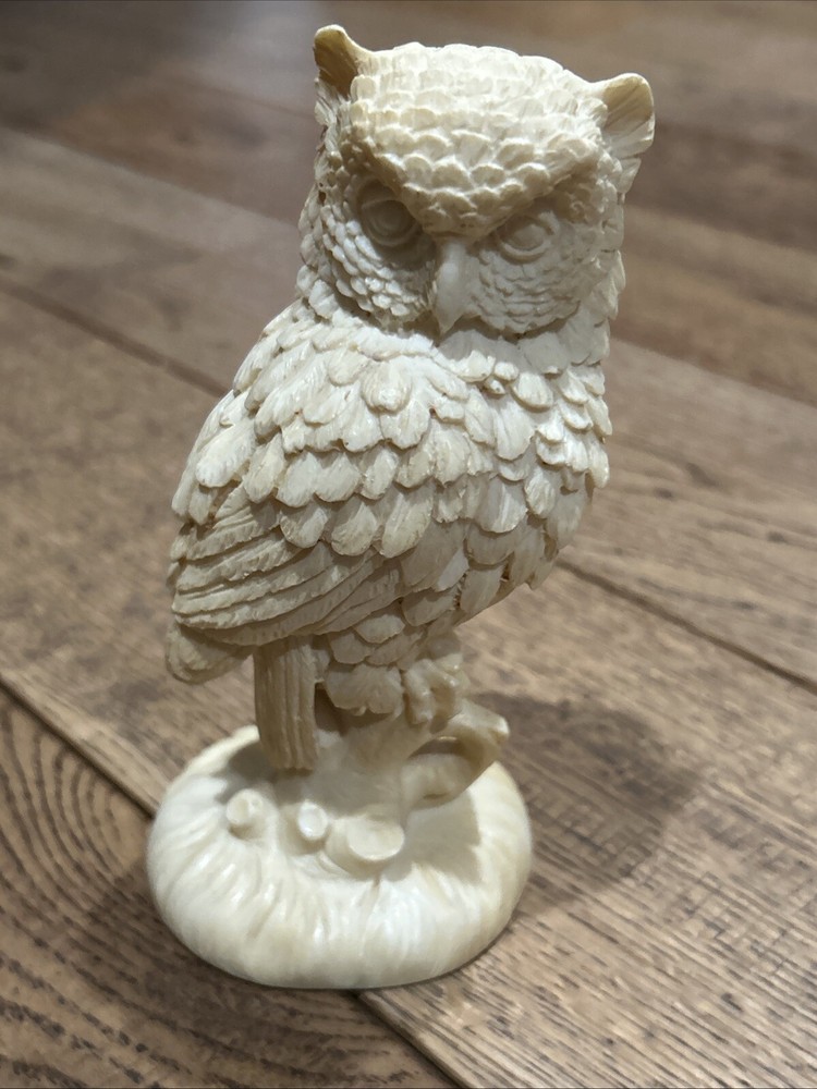 Vintage 5” A. Santini Classic Figure Owl Figurine Made in Italy