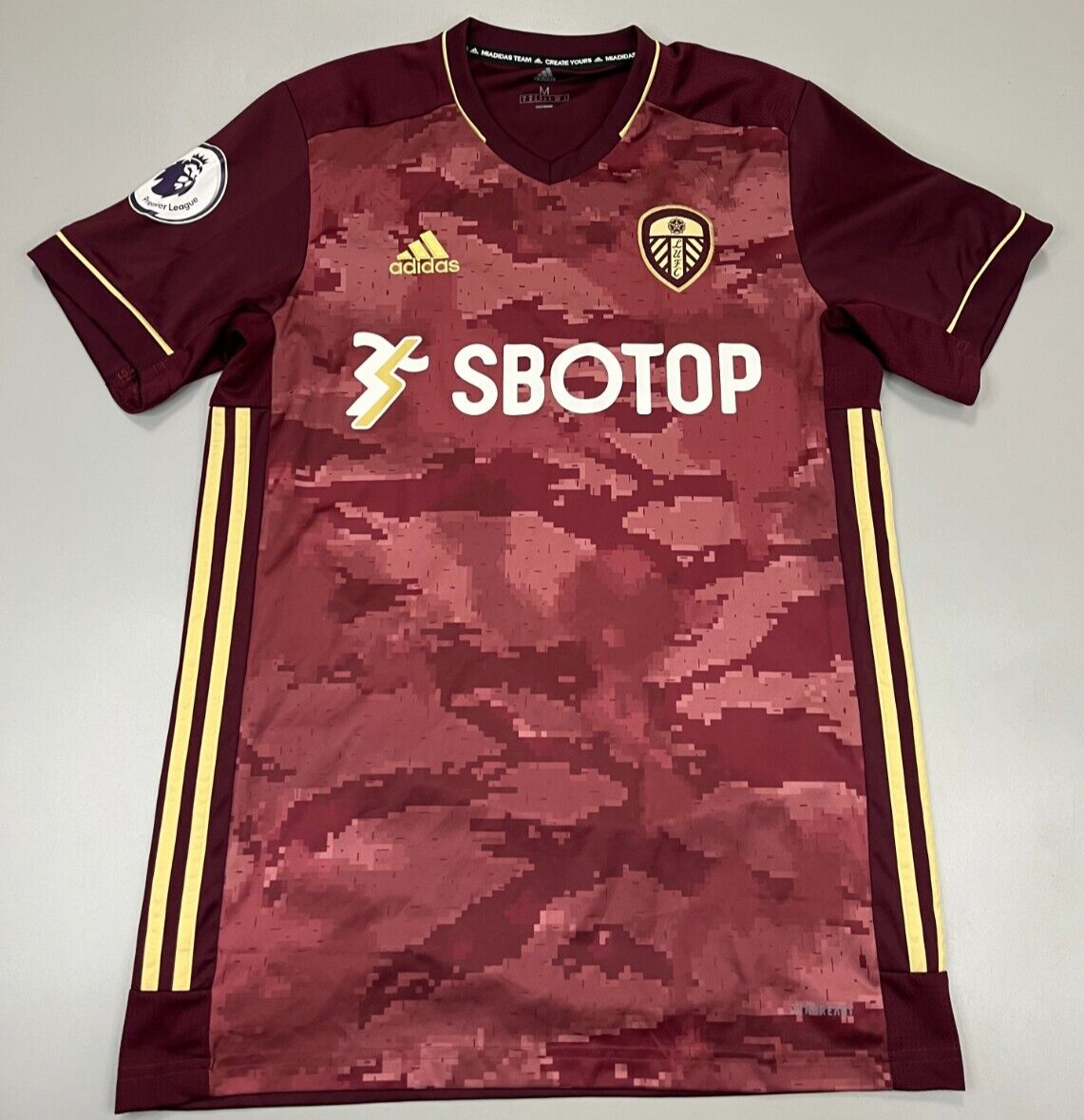 Leeds United 20/21 Third Soccer Jersey Football Kit Shirt Size M