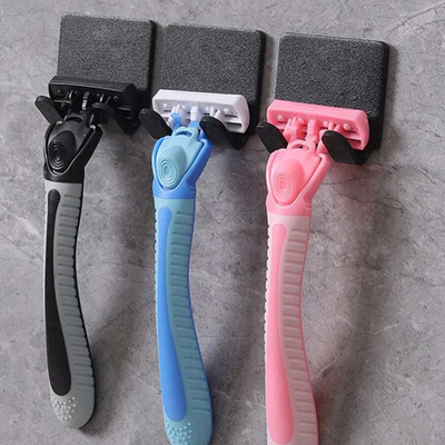 Razor Holder No-Drill Wall-Mounted Hooks For Power Cord and Plug Storage Clothe