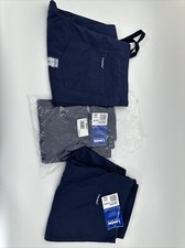 LOT 3 Landau Scrubs Bottoms Blue NWT Small S Clinic Nurse Solid T85