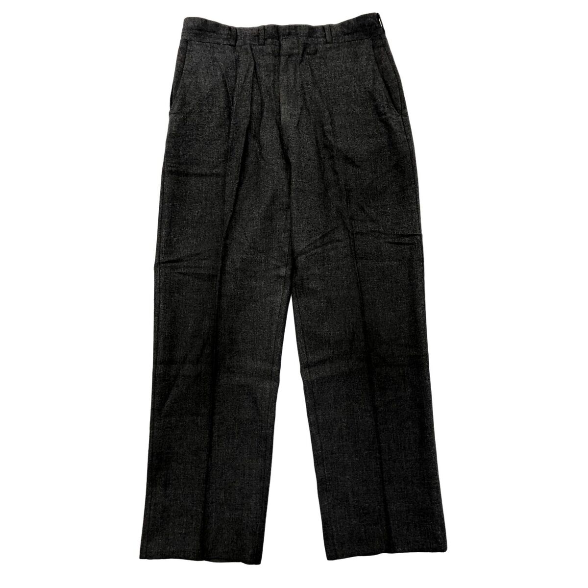 Vtg 50's Jaymar Charcoal ROCKABILLY Slacks FLAT FRONT Light