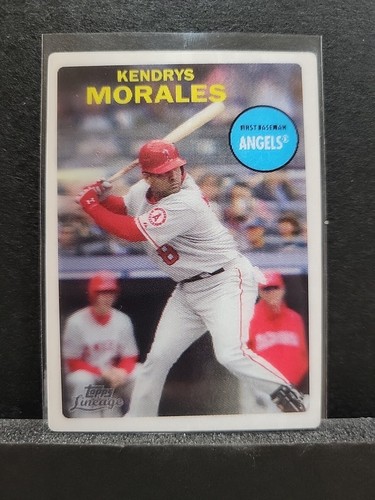 2011 TOPPS LINEAGE 3-D KENDRYS MORALES BASEBALL CARD NRMT-MINT RANGE