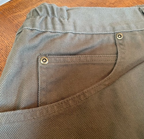 Nuevo con etiquetas KingSize para hombre caqui 60 grandes de ajuste suelto cómodo jeans caqui - Imagen 3 de 5