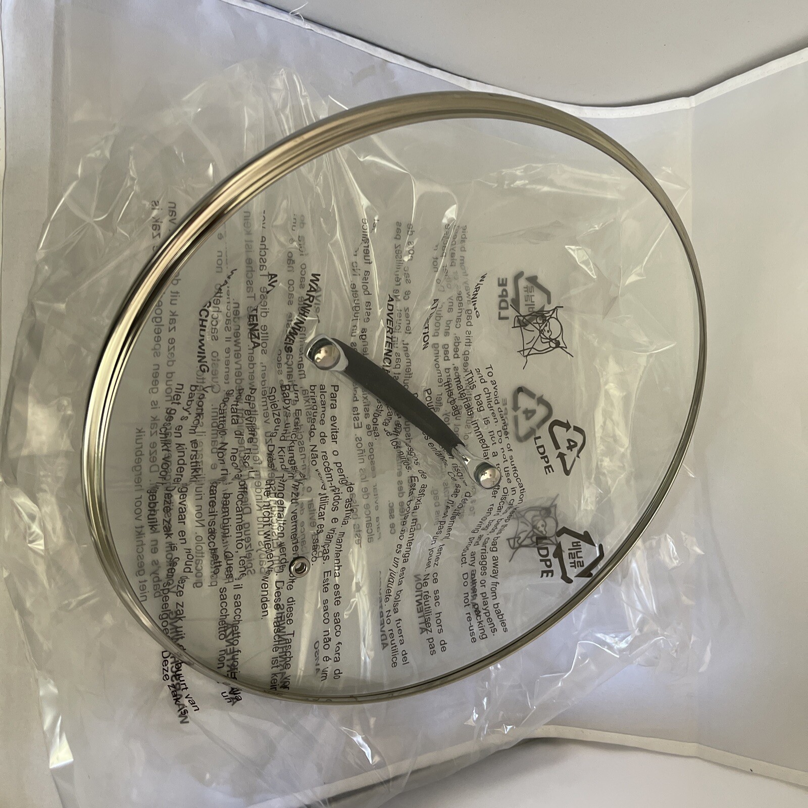 New OpenBox TFal Replacement Glass Lid 5.5 quart Deep Saute or Frying