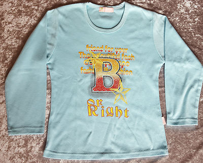 Mädchen LANGARMSHIRT  - Chi Long - Gr. 142  türkis - gut