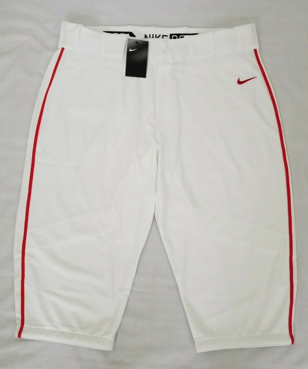 The Knee Nike Knee High Baseball Pants Mens Size 3XL White Red