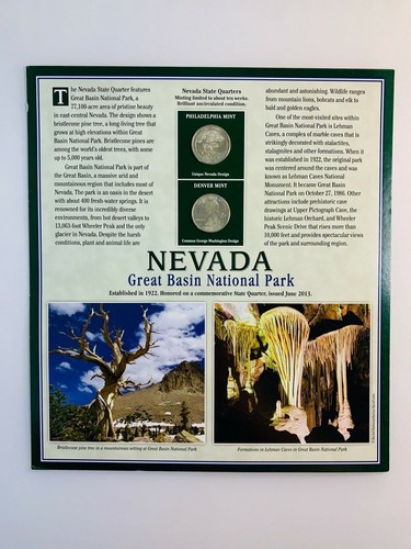 Nevada Gedenkmünzen- und Briefmarkensatz (2012 P & D) - Bild 1 von 2